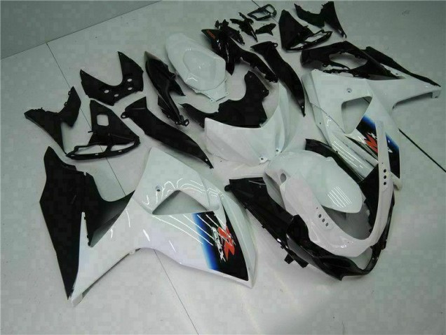 Moto Plástica Suzuki GSXR 1000 K9 09-16 - Blanco Negro Moto Plástica Suzuki GSXR 1000 K9 09-16 - Blanco Negro