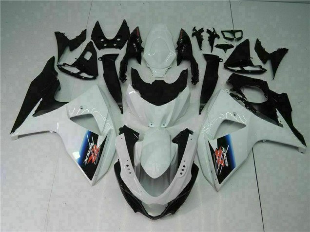 Moto Plástica Suzuki GSXR 1000 K9 09-16 - Blanco Negro Moto Plástica Suzuki GSXR 1000 K9 09-16 - Blanco Negro