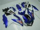 Moto Plástica Suzuki GSXR 600 / 750 K8 08-10 - Azul Blanco