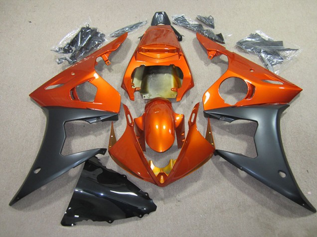 Moto Plástica Yamaha R6 03-05 - Naranja Negro