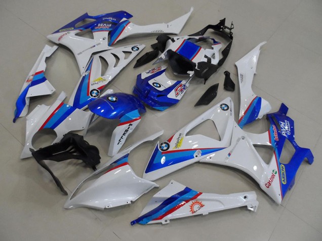 Moto Plástico BMW S1000RR 09-14 - Azul Blanco Moto Plástico BMW S1000RR 09-14 - Azul Blanco