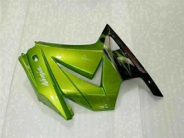 Moto Plástico Kawasaki EX250 08-12 - Verde Negro Moto Plástico Kawasaki EX250 08-12 - Verde Negro