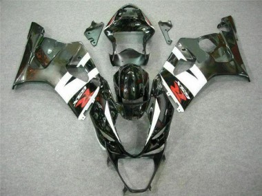 Moto Plástico Suzuki GSXR 1000 K3 03-04 - Blanco Negro