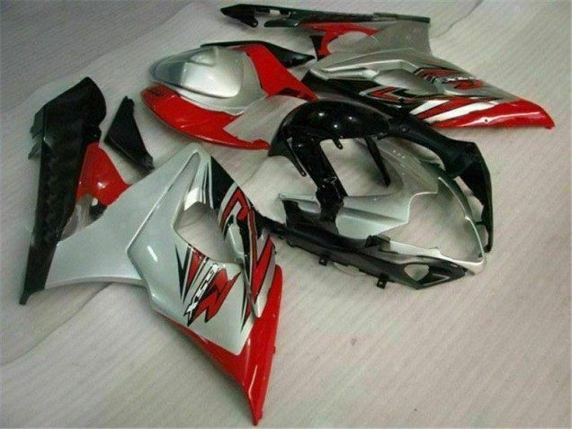 Moto Plástico Suzuki GSXR 1000 K5 05-06 - Rojo Blanco Moto Plástico Suzuki GSXR 1000 K5 05-06 - Rojo Blanco