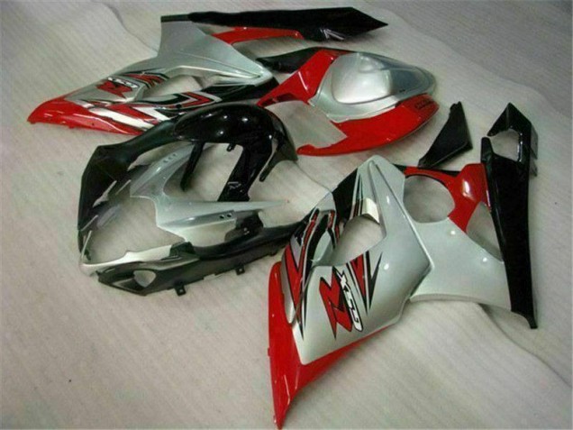 Moto Plástico Suzuki GSXR 1000 K5 05-06 - Rojo Blanco Moto Plástico Suzuki GSXR 1000 K5 05-06 - Rojo Blanco