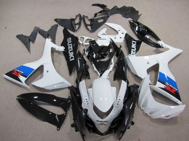 Moto Plástico Suzuki GSXR 1000 K9 09-16 - Blanco Negro