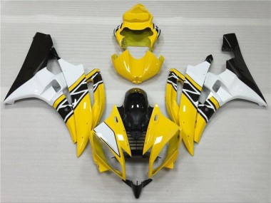 Moto Plástico Yamaha R6 06-07 - Amarillo Blanco Negro