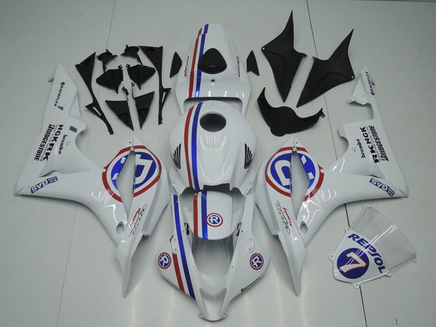 Plástica Moto Honda CBR 600 RR 07-08 - Blanco Plástica Moto Honda CBR 600 RR 07-08 - Blanco