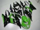 Plástica Moto Kawasaki ZX6R 13-18 - Verde Negro Plástica Moto Kawasaki ZX6R 13-18 - Verde Negro