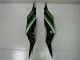 Plástica Moto Kawasaki ZX6R 13-18 - Verde Negro Plástica Moto Kawasaki ZX6R 13-18 - Verde Negro