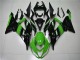Plástica Moto Kawasaki ZX6R 13-18 - Verde Negro Plástica Moto Kawasaki ZX6R 13-18 - Verde Negro