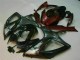 Plástica Moto Suzuki GSXR 600 / 750 K6 06-07 - Negro Rojo Plástica Moto Suzuki GSXR 600 / 750 K6 06-07 - Negro Rojo