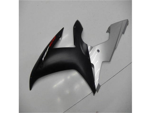 Plástica Moto Yamaha R1 02-03 - Plata Negro Plástica Moto Yamaha R1 02-03 - Plata Negro