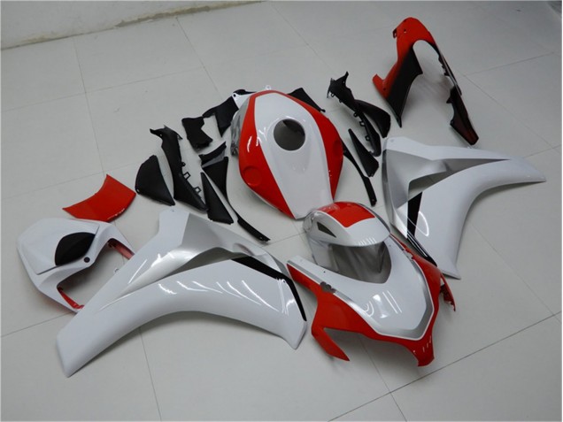 Plástico Moto Honda CBR 1000 RR 08-11 - Blanco Rojo Plástico Moto Honda CBR 1000 RR 08-11 - Blanco Rojo