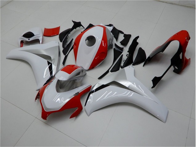 Plástico Moto Honda CBR 1000 RR 08-11 - Blanco Rojo Plástico Moto Honda CBR 1000 RR 08-11 - Blanco Rojo