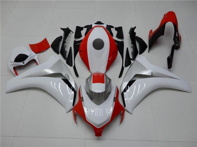 Plástico Moto Honda CBR 1000 RR 08-11 - Blanco Rojo Plástico Moto Honda CBR 1000 RR 08-11 - Blanco Rojo