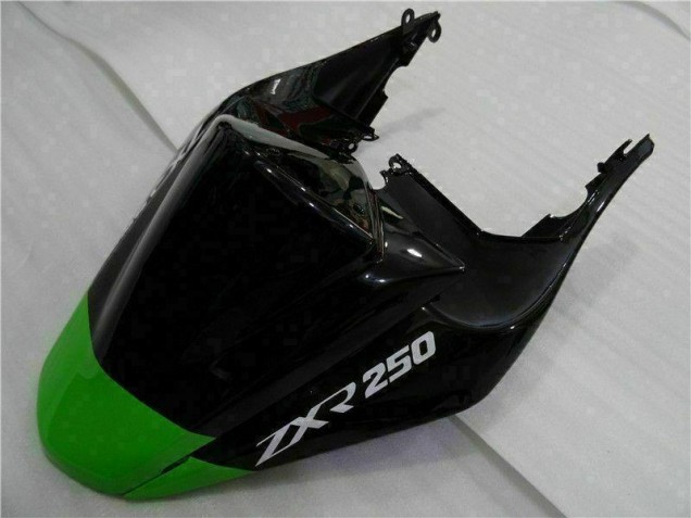 Plástico Moto Kawasaki EX250 08-12 - Negro Verde Plástico Moto Kawasaki EX250 08-12 - Negro Verde