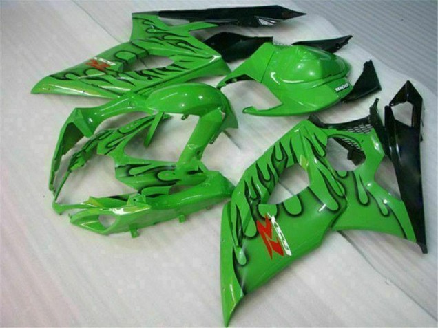 Plástico Moto Suzuki GSXR 1000 K5 05-06 - Verde Plástico Moto Suzuki GSXR 1000 K5 05-06 - Verde