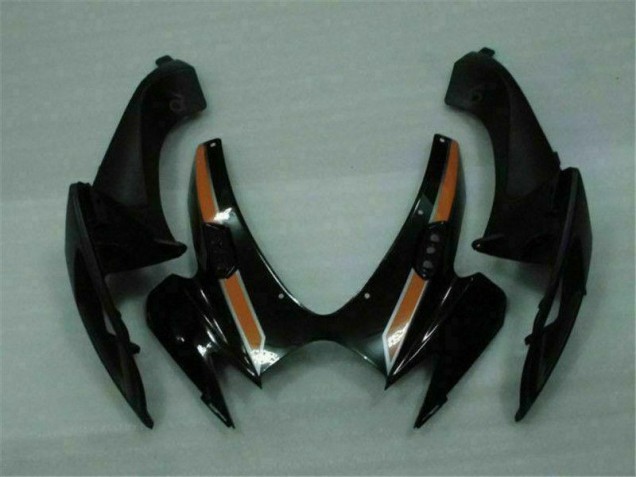 Plástico Moto Suzuki GSXR 600 / 750 K6 06-07 - Negro Naranja Plástico Moto Suzuki GSXR 600 / 750 K6 06-07 - Negro Naranja