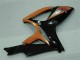 Plástico Moto Suzuki GSXR 600 / 750 K6 06-07 - Negro Naranja Plástico Moto Suzuki GSXR 600 / 750 K6 06-07 - Negro Naranja