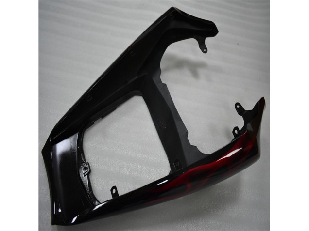 Plástico Moto Yamaha R6 03-05 - Negro Rojo Llama Plástico Moto Yamaha R6 03-05 - Negro Rojo Llama