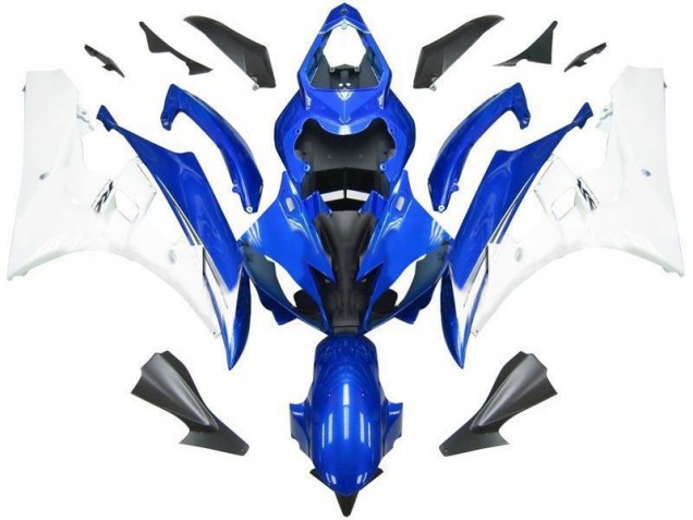 Plástico Moto Yamaha R6 06-07 - Azul Blanco Plástico Moto Yamaha R6 06-07 - Azul Blanco