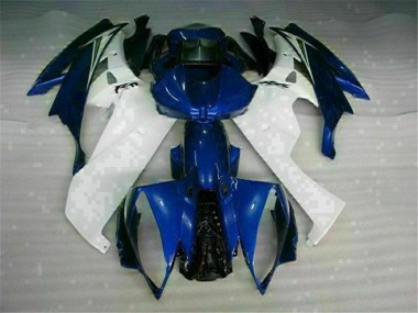 Plástico Moto Yamaha R6 06-07 - Blanco Azul
