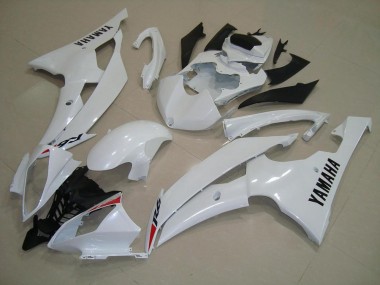 Plástico Moto Yamaha R6 08-16 - Blanco Perla